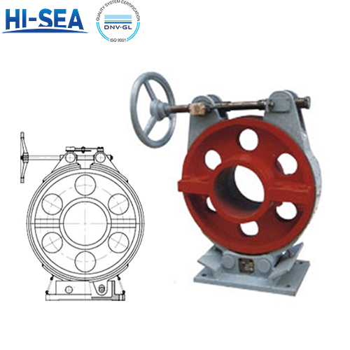 What is a marine mechanical brake for shafting?